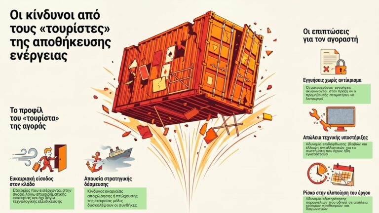 Τουρίστες» στην αποθήκευση ενέργειας: Η επιβεβαίωση των προβλέψεών μας και το κόστος της «φθηνής» μπαταρίας