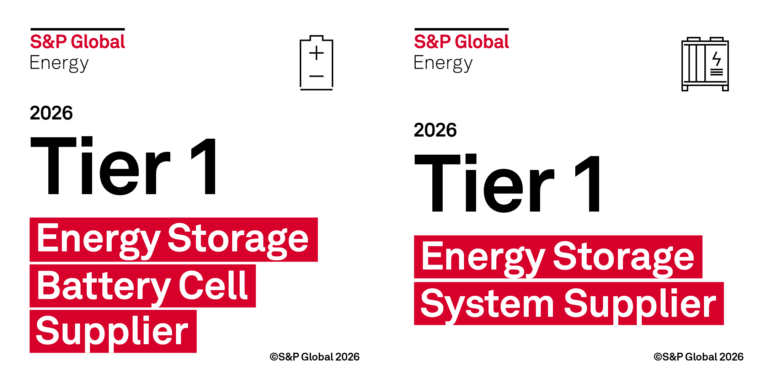 Διπλή πιστοποίηση Tier 1 από την S&P Global Energy για κυψέλες και συστήματα BESS